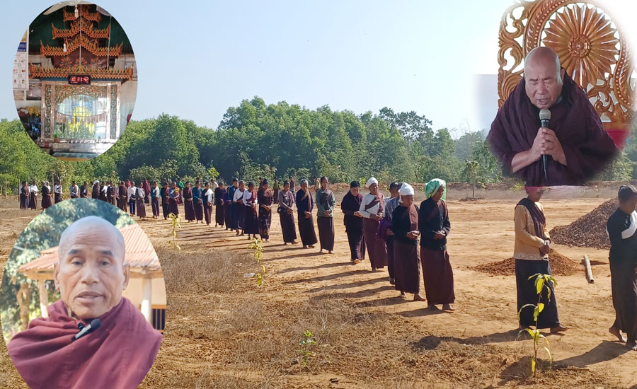 বাঙ্গালহালিয়া কুদুমছড়া বৌদ্ধ বিহারে ৬দিন ব্যাপি বিদর্শন ভাবনা কর্মশালা চলছে