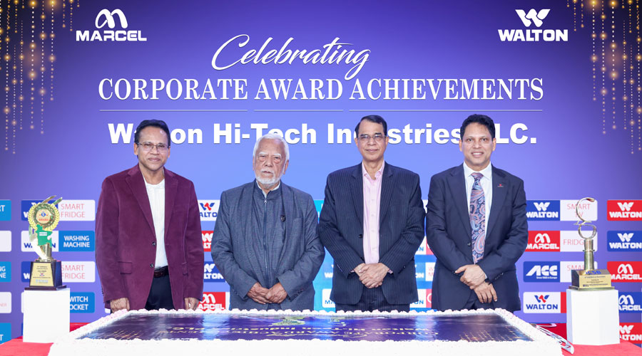 আইসিএসবি ও আইসিএমএবি অ্যাওয়ার্ড অর্জনের সাফল্য উদযাপন করলো ওয়ালটন