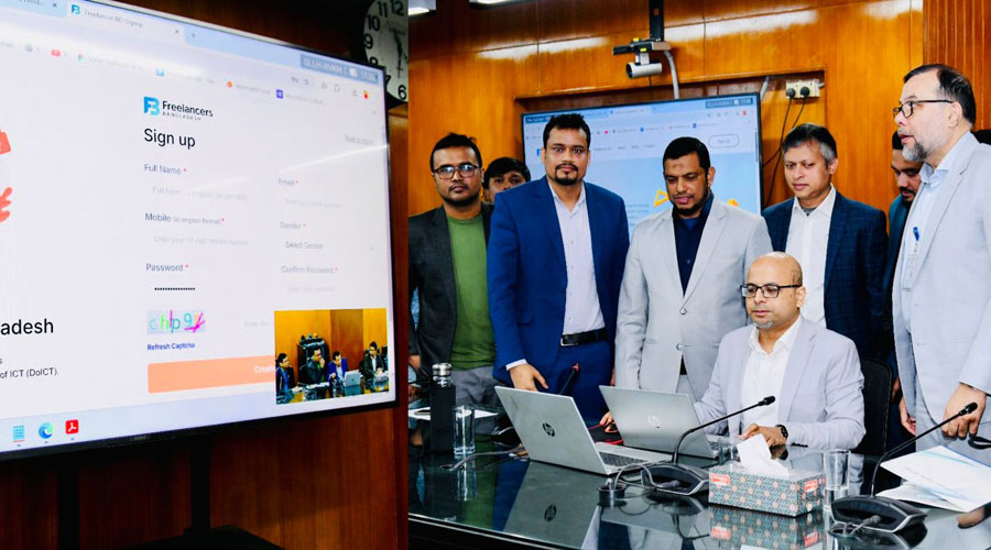 ডিজিটাল অর্থনীতিতে গতি আনতে চালু হলো ফ্রিল্যান্সার আইডি উদ্বোধন