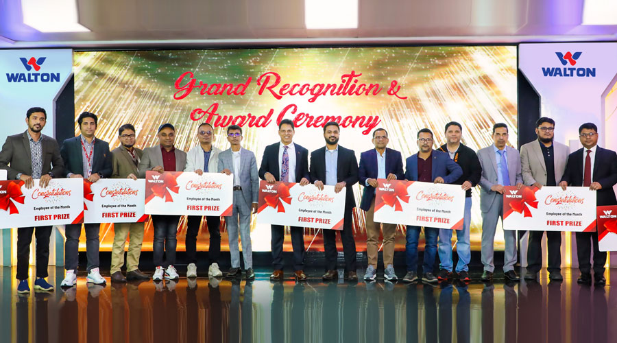 বিশেষ অবদানের স্বীকৃতিতে ওয়ালটন হাই-টেকের ৫৬০ জনকে সম্মাননা