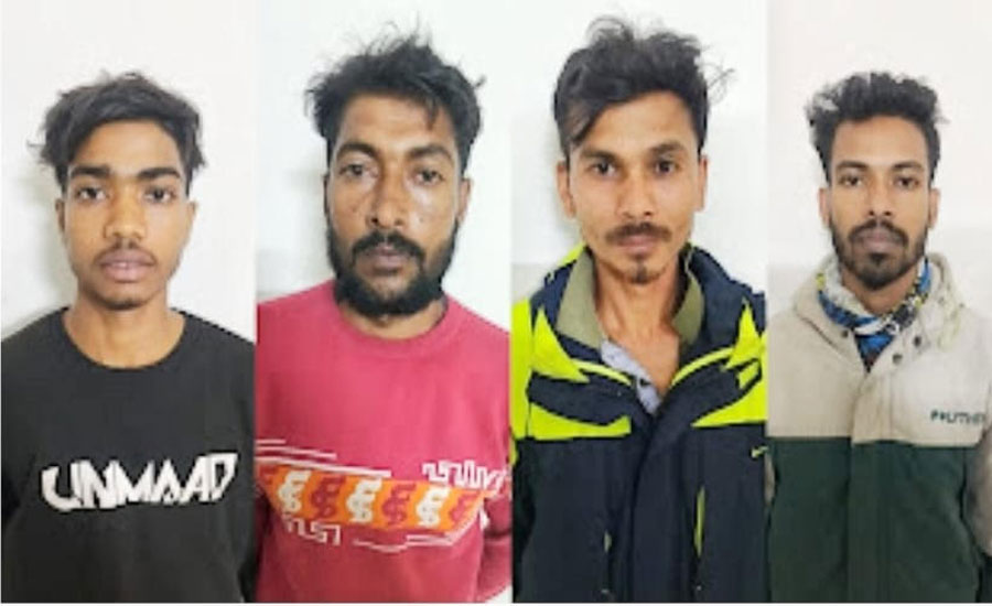মাদক নির্মূলে তৎপর পুলিশ, বাঘাইছড়িতে গ্রেপ্তার চার
