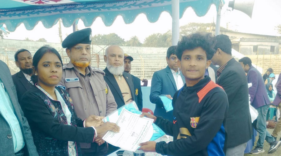 রাজশাহীতে জাতীয় ক্রীড়া প্রতিযোগিতায় প্রথম বাগমারার তোফাজ্জল  