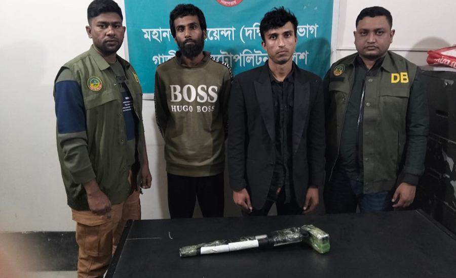 গাজীপুরে পুলিশের সাঁড়াশি অভিযান : অস্ত্র, মাদক ও ইজিবাইকসহ গ্রেপ্তার একাধিক