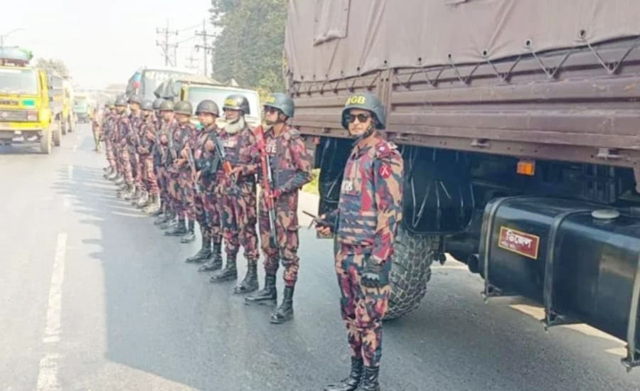ত্রয়োদশ সংসদ নির্বাচন ঘিরে গাজীপুরে ১৪ প্লাটুন বিজিবি মোতায়েন