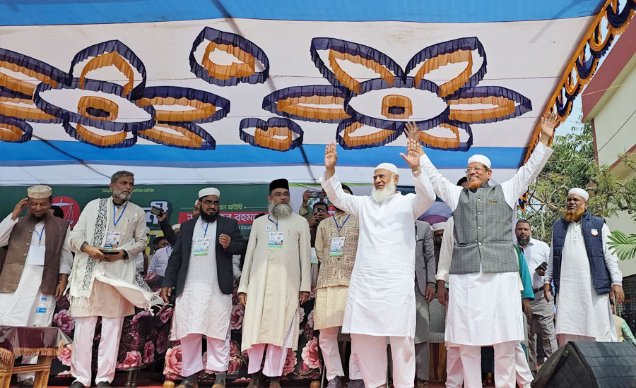 মহেশখালীতে ১১ দলীয় জোটের নির্বাচনী জনসভা, হামিদুর রহমান আযাদকে জয়ী করার আহ্বান