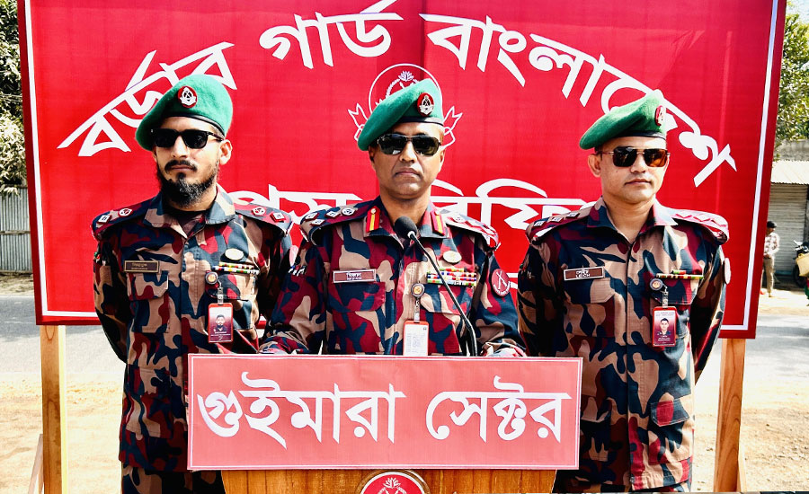 তিনটি সংসদীয় আসনে নির্বাচনী দায়িত্বে গুইমারা বিজিবি সেক্টর, প্রস্তুত ড্রোন, ডগ স্কোয়াড ও কুইক রেসপন্স ফোর্স