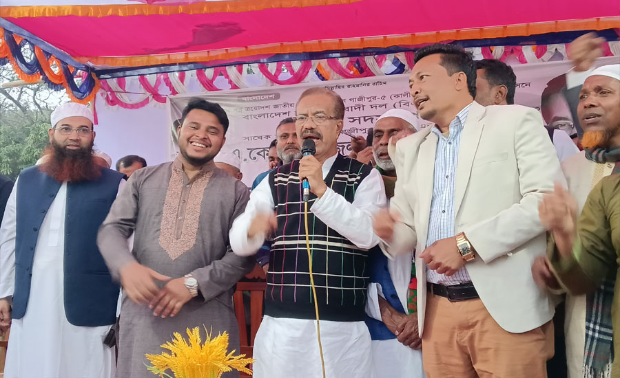 কালিগঞ্জে বিএনপির জনসভা: জামায়াতের বক্তব্য নিয়ে মিলনের সমালোচনা, ধানের শীষে ভোটের আহ্বান