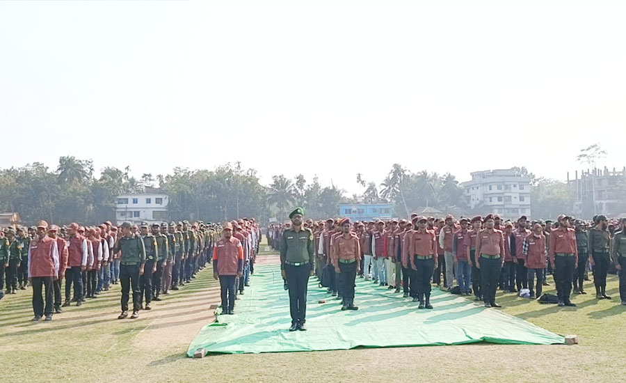 পিরোজপুরে আনসার ও ভিডিপির নির্বাচনী প্রস্তুতিমূলক সমাবেশ