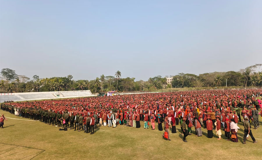 পিরোজপুরে আনসার ও ভিডিপির নির্বাচনী প্রস্তুতিমূলক সমাবেশ