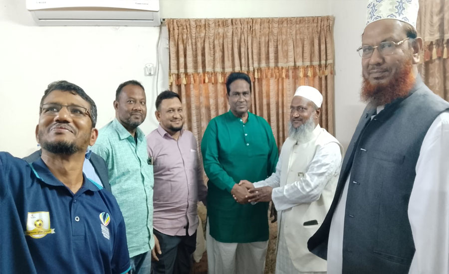 কুড়িগ্রাম-১ আসনে নির্বাচনী লড়াই শেষে সৌহার্দ্যের দৃশ্য