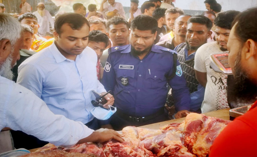 তারাগঞ্জে বাজার মনিটরিংয়ে মোবাইল কোর্টের অভিযান: ১৫ মামলায় ২৩ হাজার টাকা জরিমানা