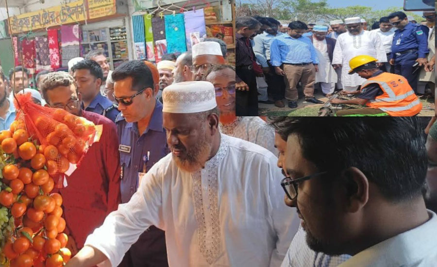 পাইকগাছায় বাজার পরিদর্শন ও মশক নিধন কর্মসূচির উদ্বোধন এমপির 