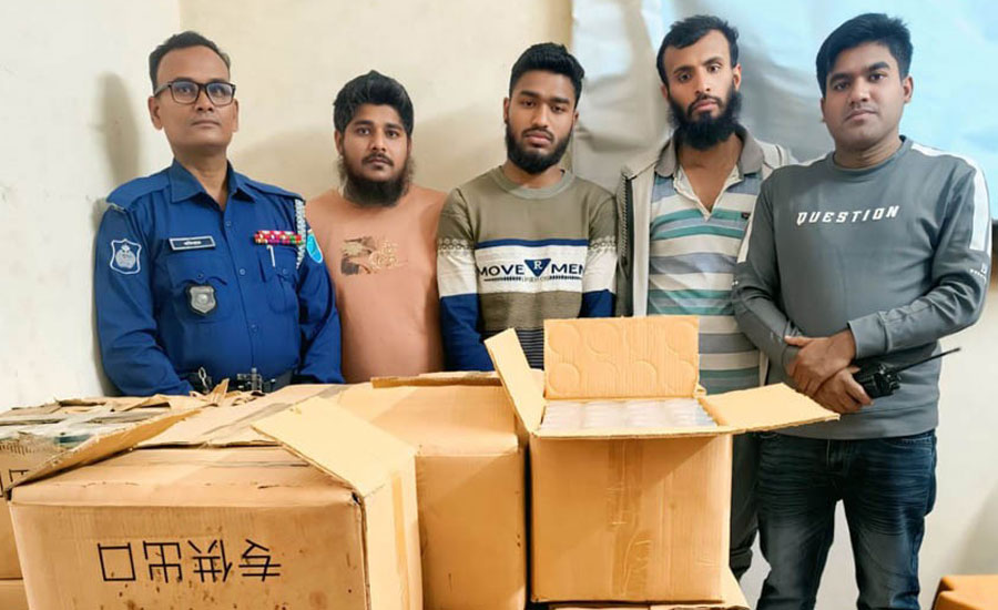 কালীগঞ্জে ১৮২৪ পিস বিদেশী বিয়ারসহ আটক-৩