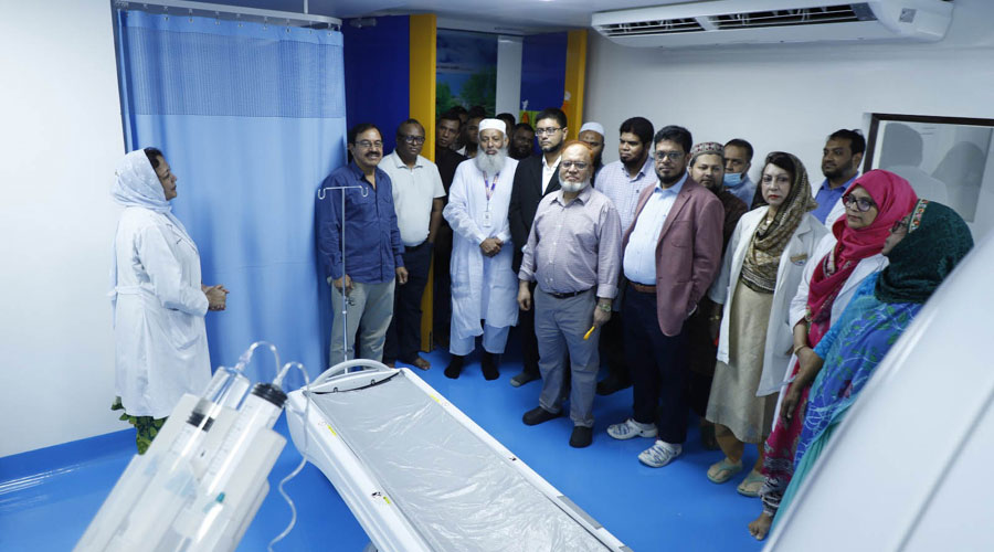 আদ্-দ্বীন হাসপাতালে অত্যাধুনিক সিটি স্ক্যান মেশিন উদ্বোধন