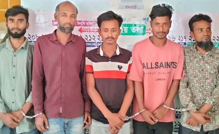 নোয়াখালীতে ৫ মাদকসেবীকে কারাদণ্ড