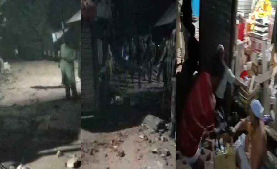 ​মুন্সীগঞ্জে রাতে বিদ্যুৎ সংযোগ বিচ্ছিন্ন করে তুমুল সংঘর্ষ, বিস্ফোরণ-ভাঙচুর ও লুটপাট