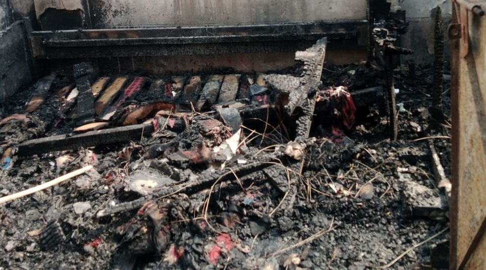 শ্রীপুরে বসতঘরে অগ্নিকাণ্ড, ক্ষতি প্রায় ২ লাখ টাকা