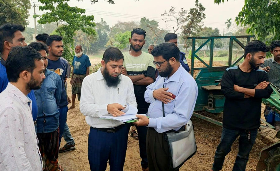 দুর্গাপুরে অবৈধ বালু উত্তোলনে জরিমানা