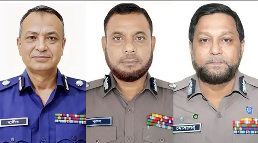 র‍্যাবের ডিজি হলেন হাবীব, এসবিপ্রধান নুরুল আমিন, সিআইডিপ্রধান মোসলেহ
