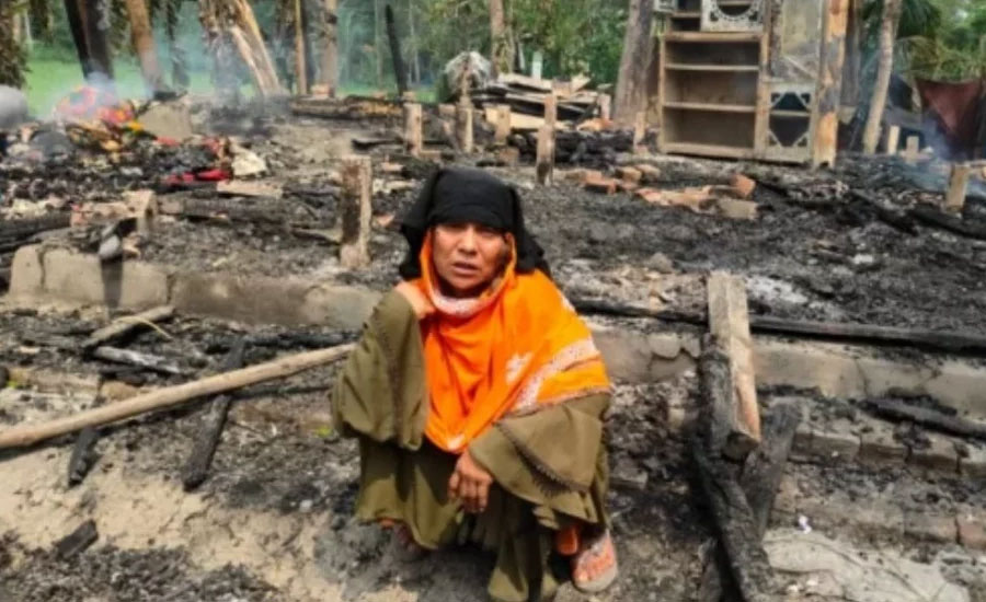 মাদকাসক্ত ছেলের তাণ্ডবে মাথা গোজাঁর ঠাঁই হারালেন বিধবা মা