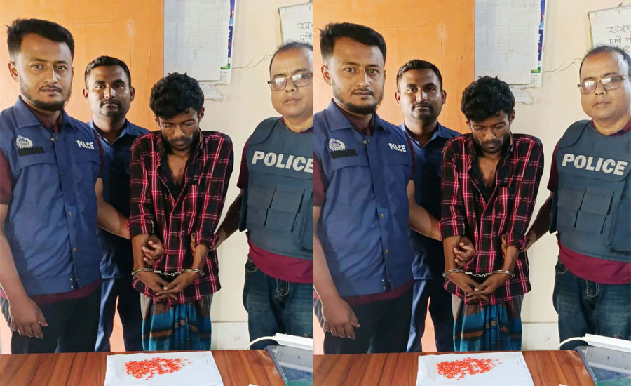 মাধবপুরে ইয়াবাসহ মাদক কারবারি গ্রেফতার 