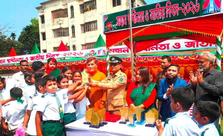 দুর্গাপুরে যথাযোগ্য মর্যাদায় মহান স্বাধীনতা দিবস উদযাপন