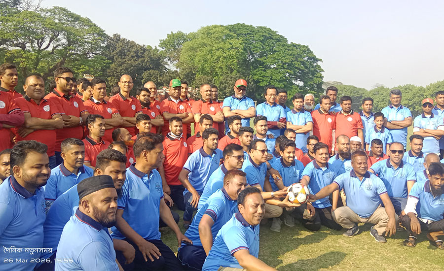 ময়মনসিংহে স্বাধীনতা দিবস উপলক্ষে প্রীতি ফুটবল ম্যাচ অনুষ্ঠিত