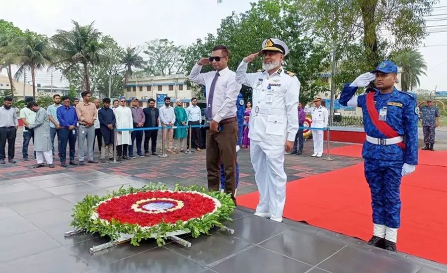 মোংলা বন্দরে স্বাধীনতা ও জাতীয় দিবস উদযাপন 