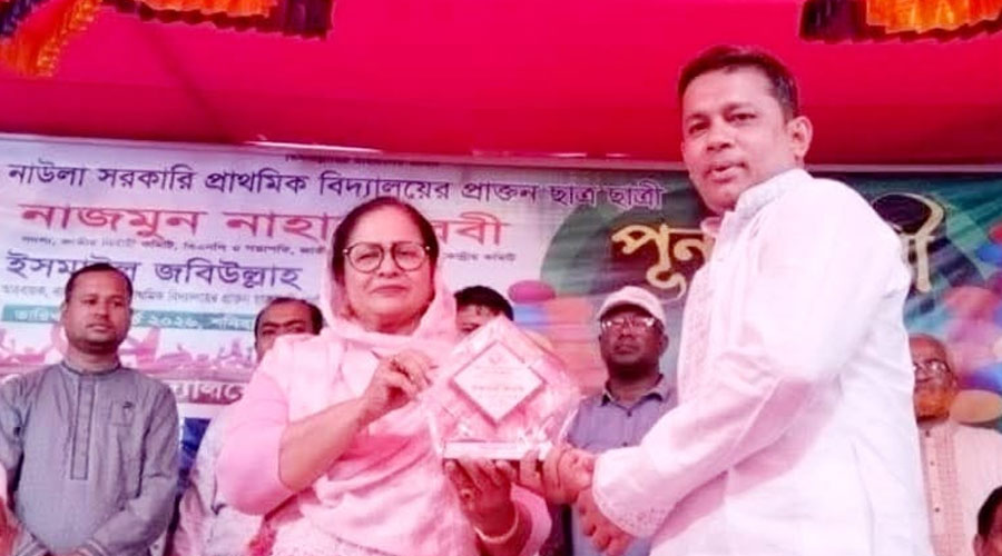 প্রাথমিক বিদ্যালয়ে প্রাক্তন শিক্ষার্থীদের পুনর্মিলন কচুয়া মডেল 