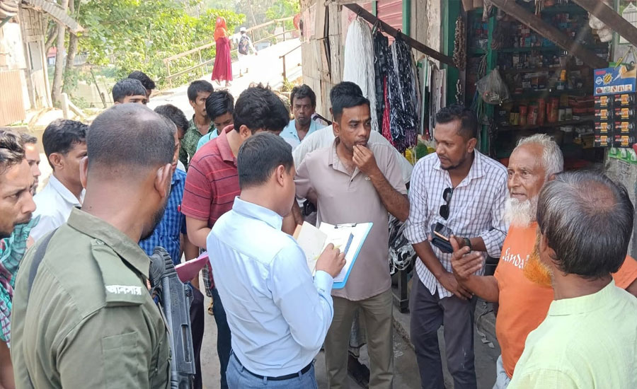 নেছারাবাদে অবৈধ জ্বালানি মজুদ: ৪ হাজার লিটার ডিজেল জব্দ, ব্যবসায়ীকে জরিমা