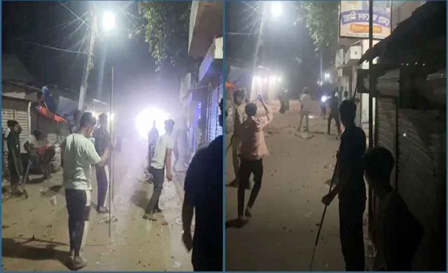 ভৈরবে খেলার মাঠ দখল নিয়ে টর্চ জ্বেলে সংঘর্ষ, আহত ৩০