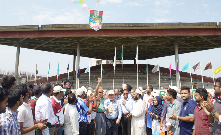 জাকজমকপূর্ণ আয়োজনে বাকৃবিতে আন্তঃহল বার্ষিক ক্রীড়া প্রতিযোগিতা শুরু