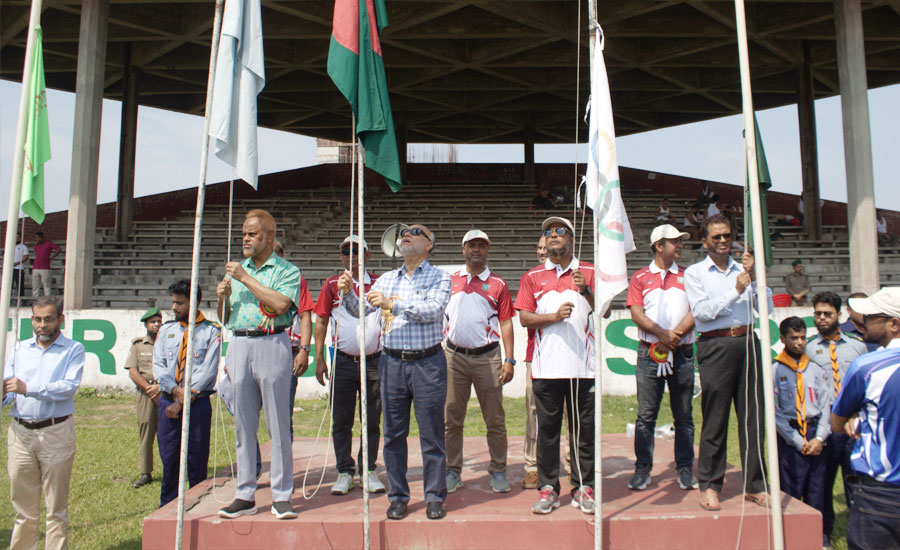 জাকজমকপূর্ণ আয়োজনে বাকৃবিতে আন্তঃহল বার্ষিক ক্রীড়া প্রতিযোগিতা শুরু