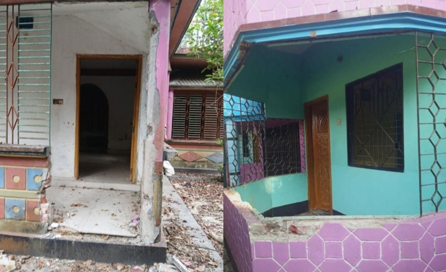 নাঙ্গলকোটের আলীয়ারা এখনও জনশূন্য; ২০০'র অধিক পরিবার নিঃস্ব, প্রশাসনের নীরবতা 