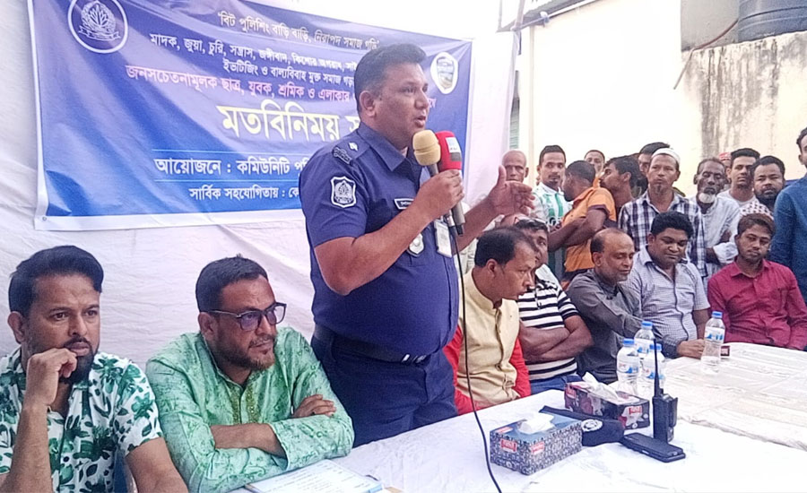 রেনেসার জাগরণের মঞ্চের মত মাদকের বিরুদ্ধে সবাইকে জেগে উঠতে হবে: ওসি শিবিরুল 