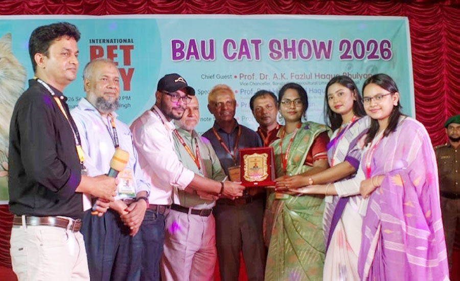বাকৃবিতে প্রথম বারের মতো আয়োজিত হলো ‘ক্যাট শো’