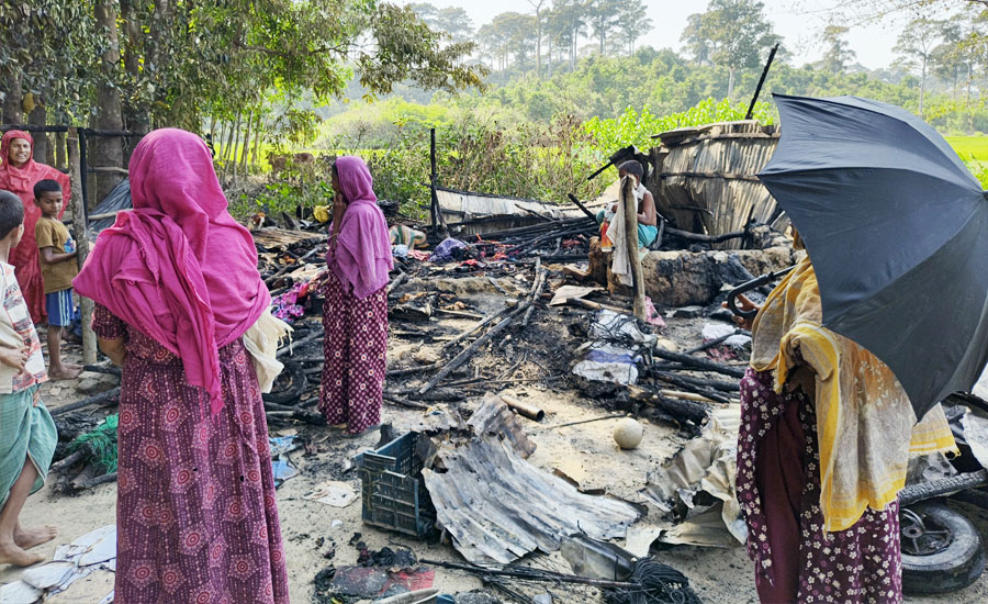 ‎ভয়াবহ অগ্নিকাণ্ডে নিঃস্ব দিনমজুর পরিবারশেষ আশ্রয়টুকুও পুড়ে ছাই