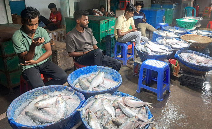 ইলিশের বাজারে বৈশাখের উত্তাপ