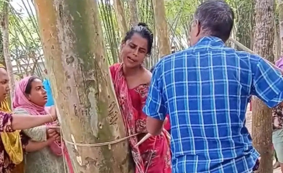 স্ত্রীর বিরুদ্ধে করলা চুরির অভিযোগ, খবর পেয়ে এসে গাছে বেঁধে পেটালেন স্বামী