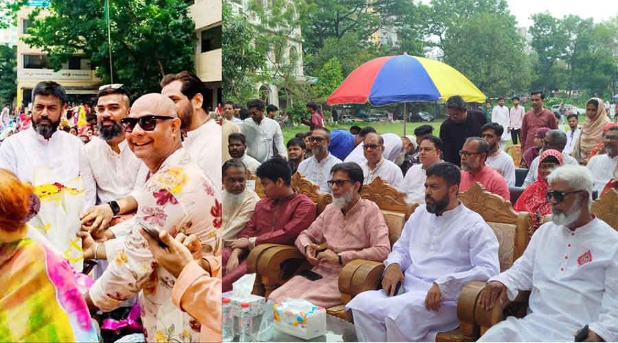 খিলগাঁও মডেল কলেজে বর্ণাঢ্য আয়োজনে পহেলা বৈশাখ উদযাপন