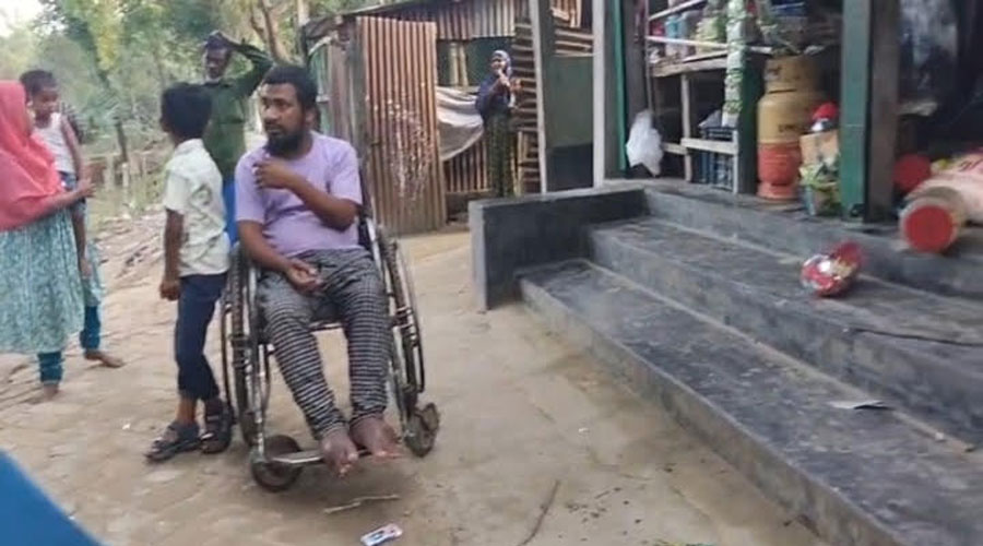 কিশোরগঞ্জে প্রতিবন্ধী  ব্যবসায়ীর দোকানে হামলা ও লুটপাট আহত ১