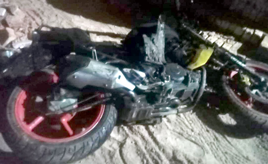 সেনবাগে  মাটি বিক্রির ব্যবসা নিয়ে সংঘর্ষ, মোটরসাইকেলে অগ্নিসংযোগ