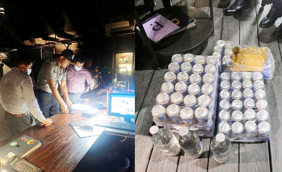 ভাওয়াল রিসোর্টে রাতভর অভিযান: মাদক ও অবৈধ মদসহ আটক ৬