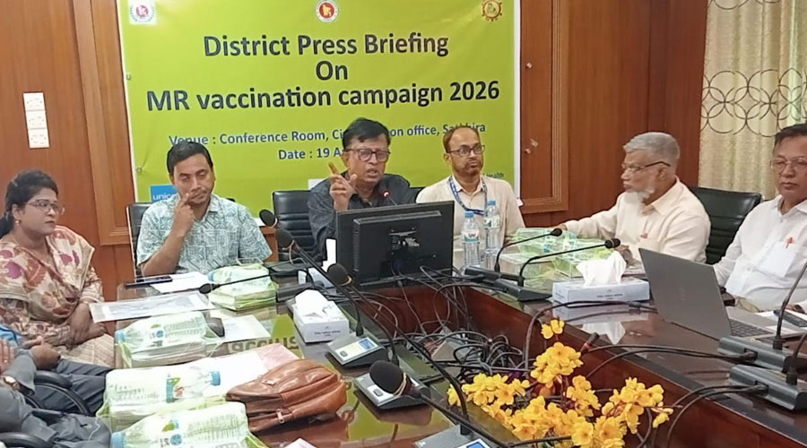 সাতক্ষীরায় আগামীকাল হতে ২ হাজার ৪১৭টি স্থায়ী ও অস্থায়ী কেন্দ্রে একযোগে হামের টিকা প্রদান