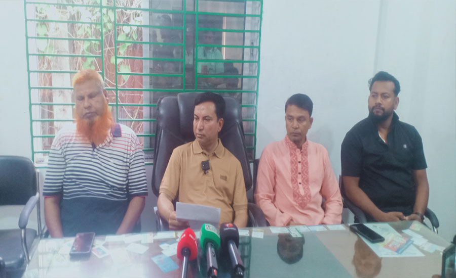 সোনারগাঁয়ে বিএনপি নেতার বিরুদ্ধে অপ-প্রচারে  অভিযোগে সংবাদ সম্মেলন
