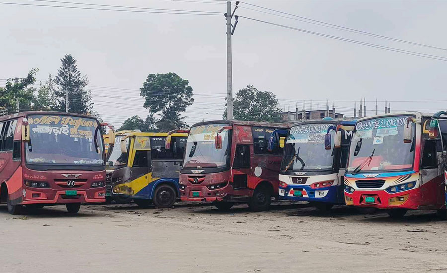 জ্বালানিসংকটে রাজধানীতে ২০ শতাংশ বাস চলাচল বন্ধ