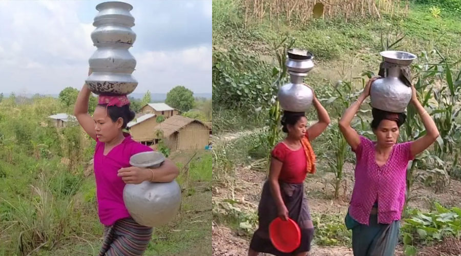 সাজেকও বাঘাইছড়ির দূর্গম পাহাড়ি গ্রামে বিশুদ্ধ পানির তীব্র সংকট