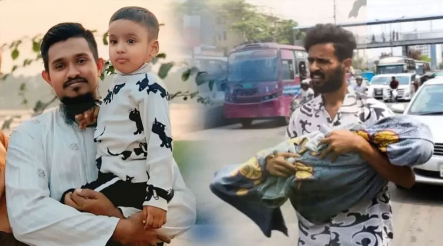 ভাইরাল হওয়া ছবির ব্যক্তি বাবা নয় ,আসলে কে তিনি ? জানা গেলো পরিচয়