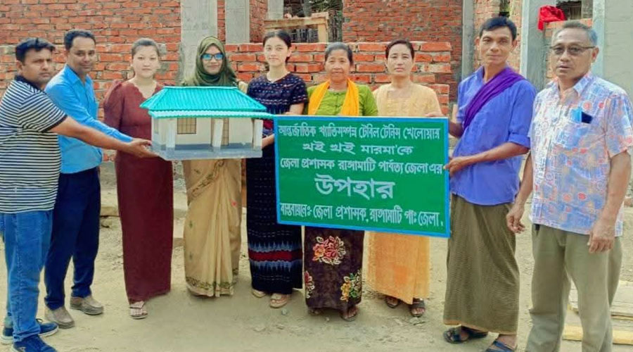 আন্তর্জাতিক টেবিল টেনিস খেলোয়াড় খই খই মারমার স্বপ্ন পূরণ