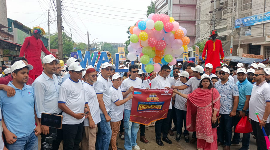 ময়মনসিংহে ওয়ালটনের ডিজিটাল ক্যাম্পেইনের গ্রান্ড র‍্যালী অনুষ্ঠিত